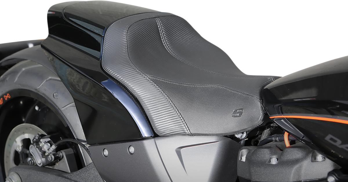 Saddlemen GP-V1 Faux Carbon Fiber Solo Seat for 2019-2020 Harley FXDR 114