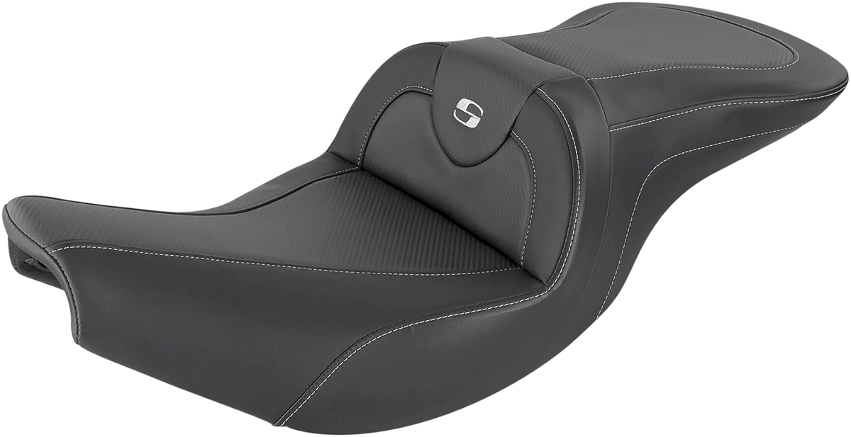 Saddlemen Carbon Sofa RoadSofa with Gel Core Seat fits 2014-2023 Indian Chief