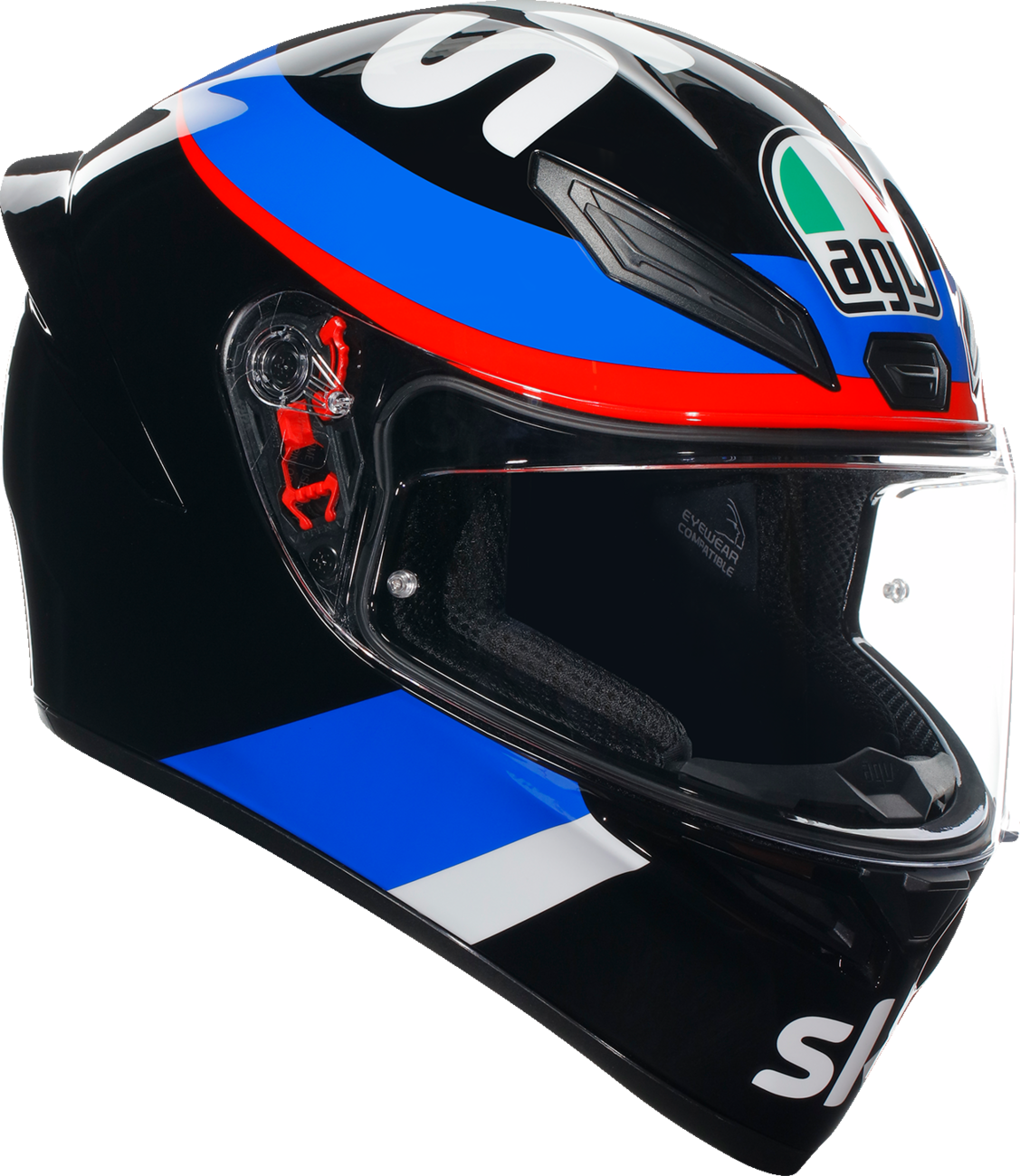 AGV K1 S VR46 Sky Racing Team Unisex Adult Motorcycle Street Full Face Helmet