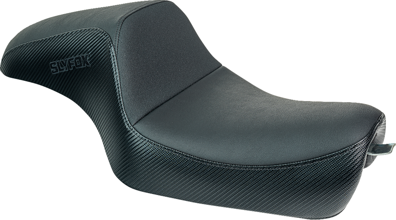 Slyfox Drifter Carbon Fiber Seat fits 2004-22 Harley Sportster Forty-Eight Iron