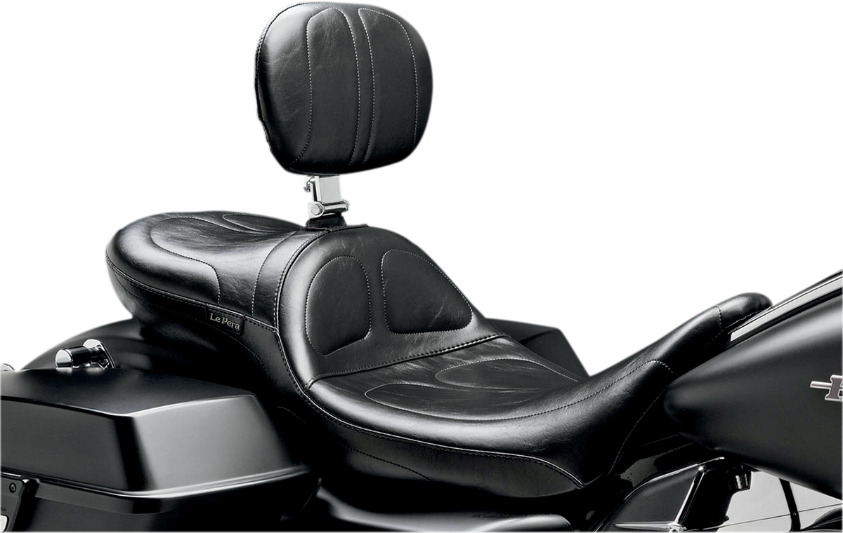 Le Pera Maverick Daddy Long Legs Stitch Seat & Backrest for 08-23 Harley Touring