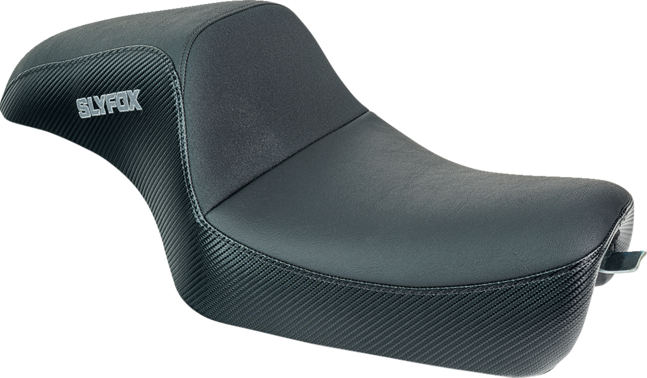 Slyfox Drifter Carbon Fiber Seat fits 2004-22 Harley Sportster Forty-Eight Iron