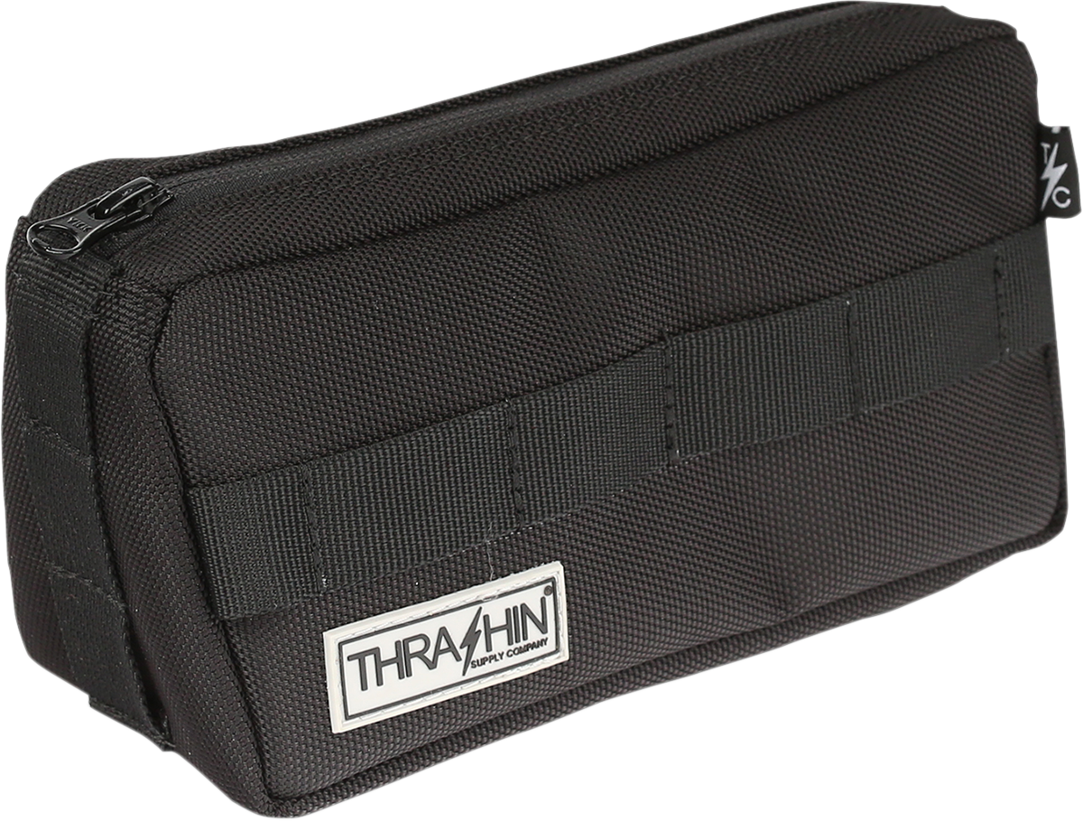 Thrashin Black Motorcycle Handlebar Storage Bag for Harley Davidson THB-0002