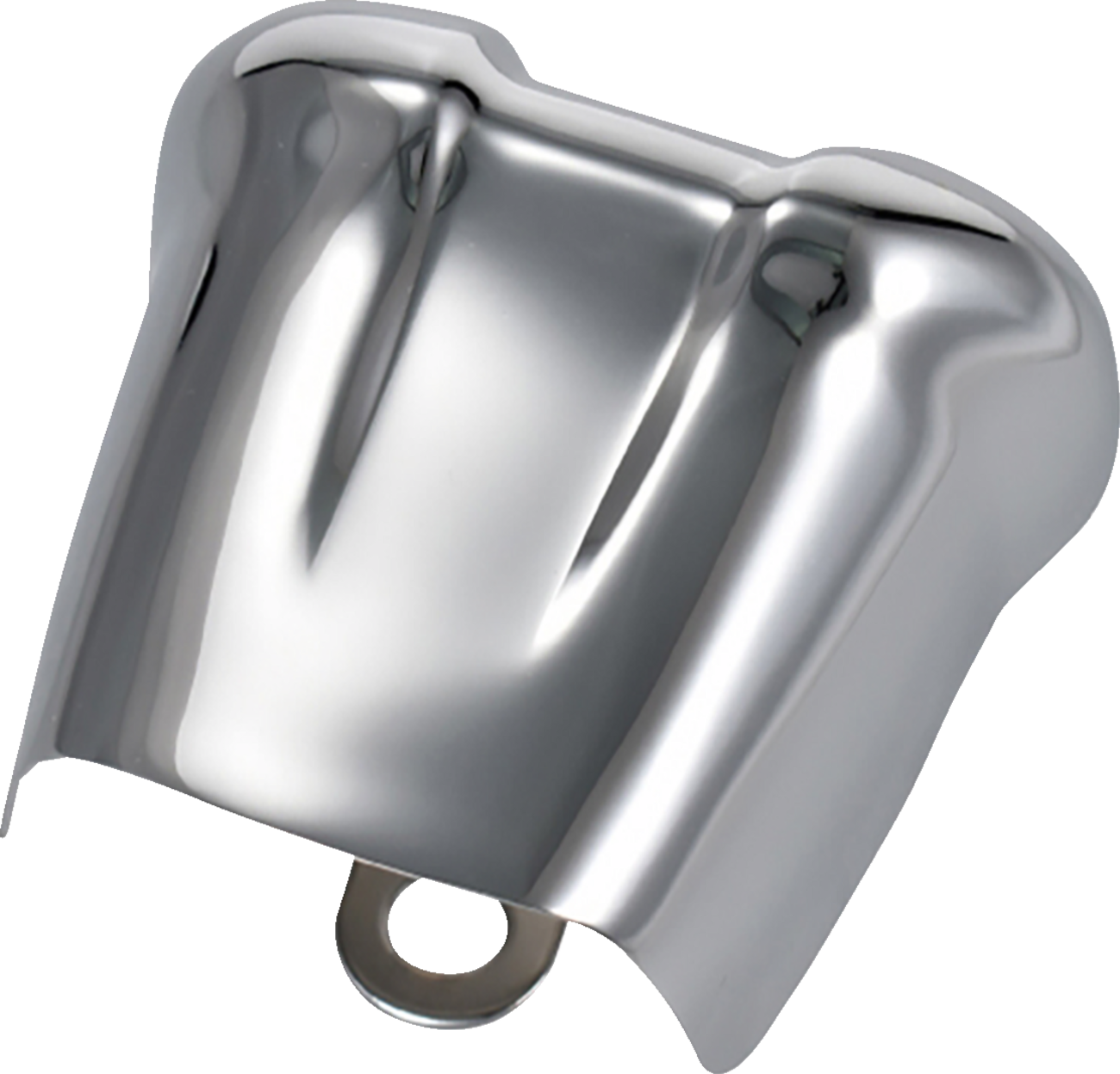 Drag Specialties Chrome Waterfall Horn Cover for Side Mount Horn Harley Davidson