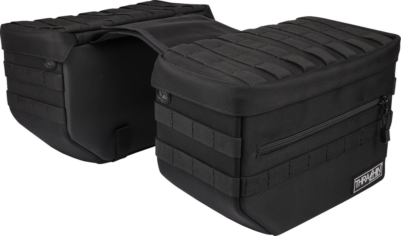 Thrashin Escape Storage Saddlebags for 1982-2023 Harley Softail Dyna TSB-0007