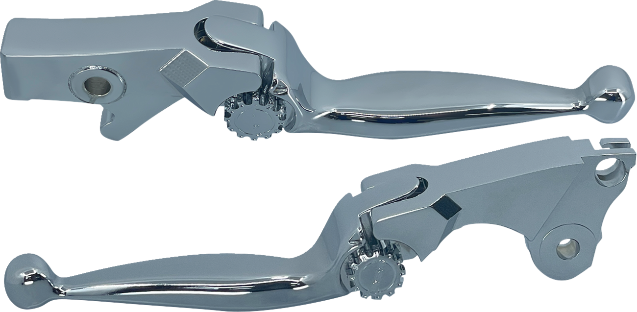 PSR Chrome Adjustable Journey Handlebar Lever Set fits 2022-2024 Indian Chief