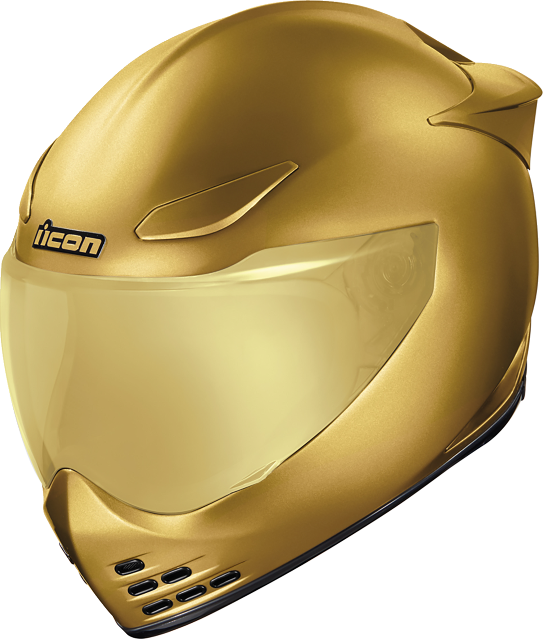 Icon Domain Cornelius Gold Unisex Adult Motorcycle Riding Full Face Helmet