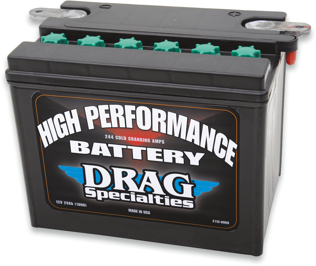 Drag Specialties High Performance Motorcycle Battery 1965-1984 Harley Touring