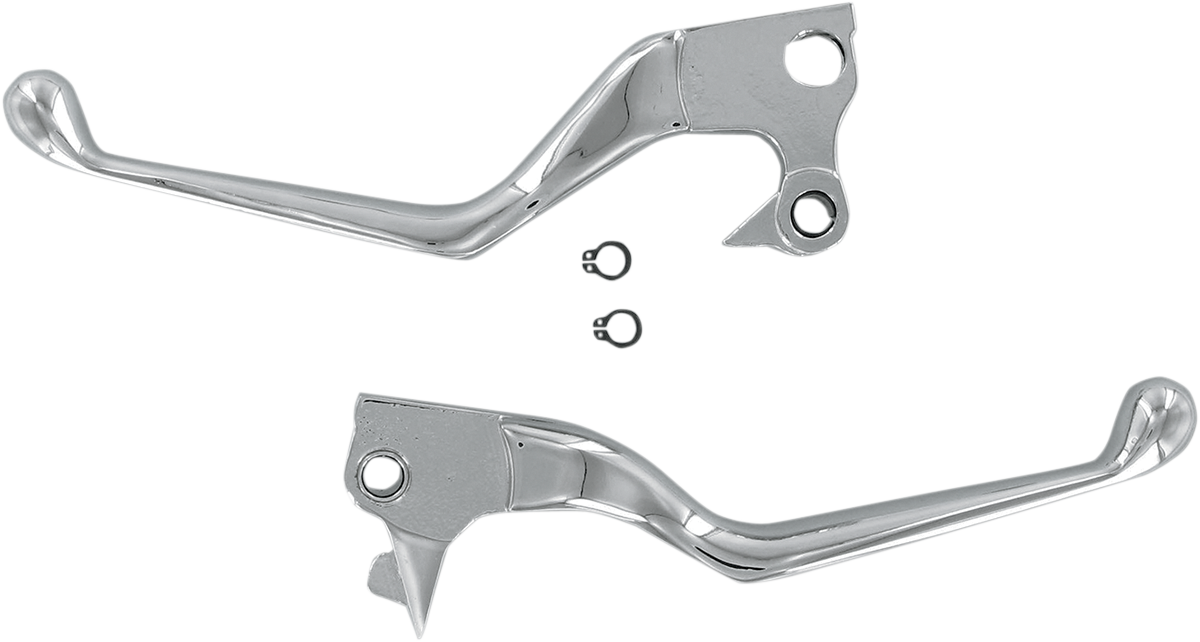 Drag Specialties Wide Blade Chrome Lever Set fits 2004-2013 Harley Sportster XL