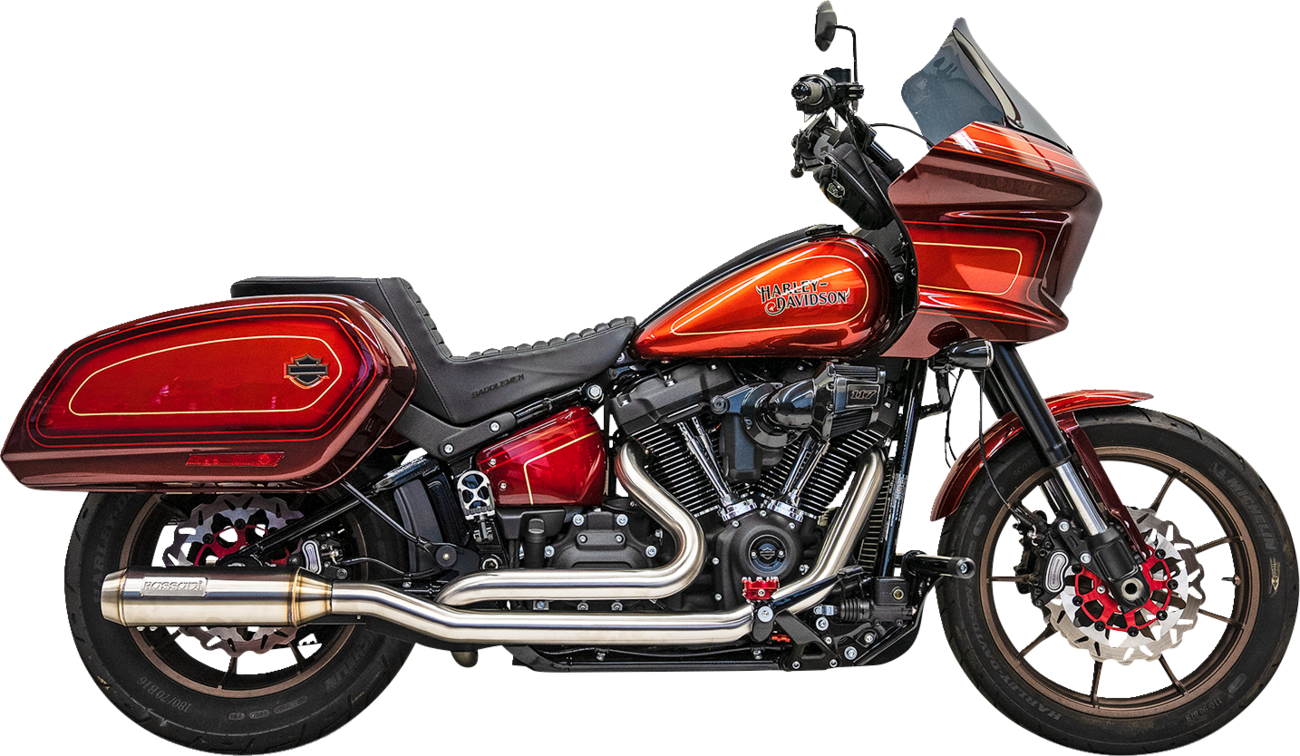 Bassani True Dual Exhaust System fits 2018-2023 Harley Softail FXLRST FXBB FXST