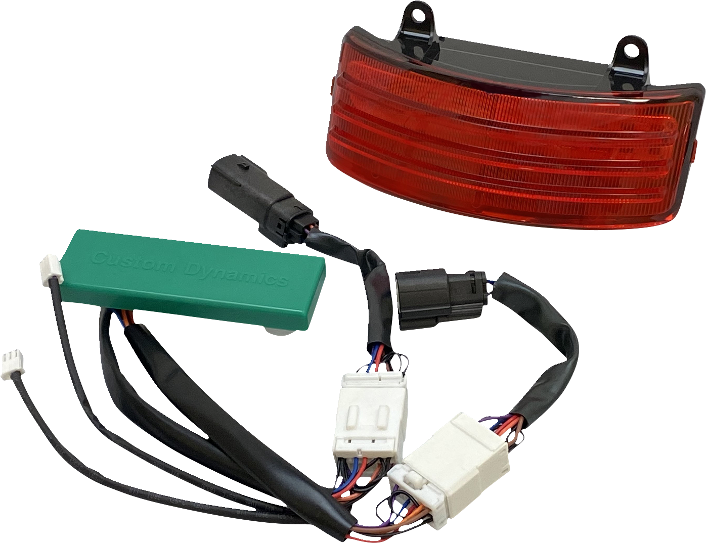 Custom Dynamics ProBeam Red LED Rear TriBar Taillight 2010-2013 Harley FLHX FLTRX