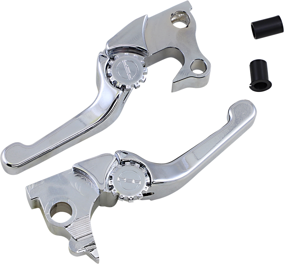 PSR Chrome Anthem Shorty Adjustable Clutch Brake Lever Set fits 2010-2022 Harley
