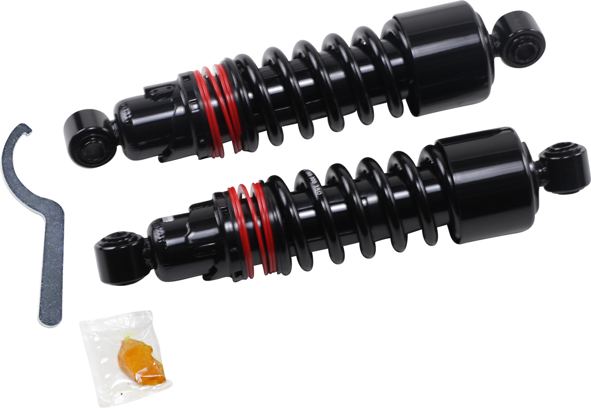 Burly Brand Slammer Plus Standard Rear Shocks for 1991-2017 Harley Dyna FXD