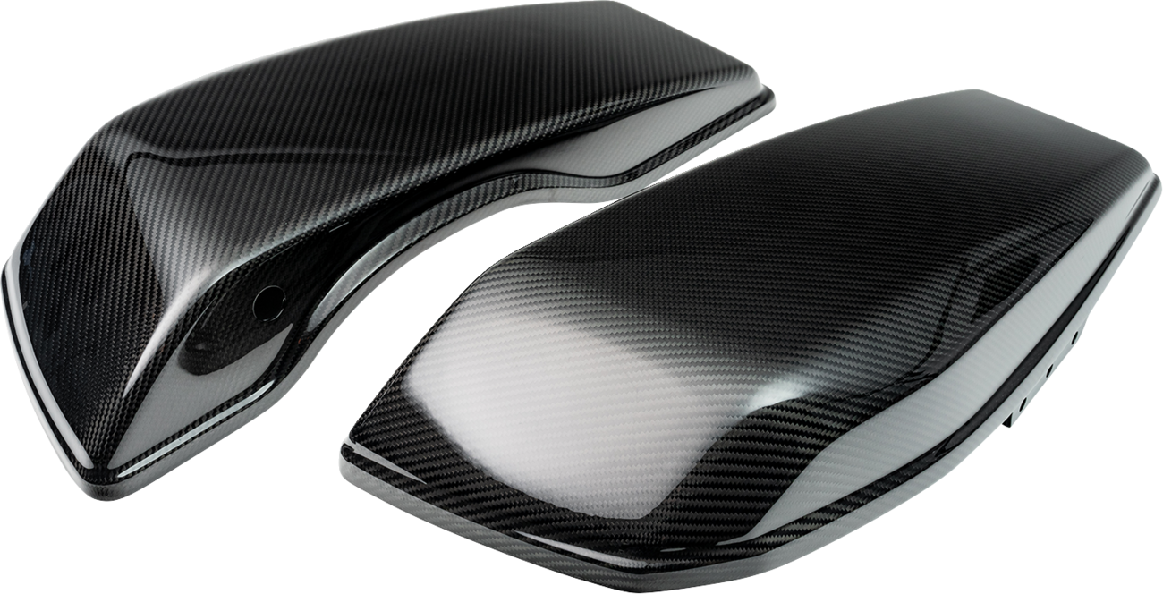 Slyfox Gloss Carbon Fiber Saddlebag Lids for 2023-2025 Harley Road Street Glide