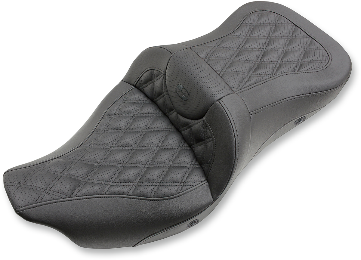 Saddlemen Road Sofa Heated Extended Seat fits 2008-2024 Harley Touring FLHX FLTR