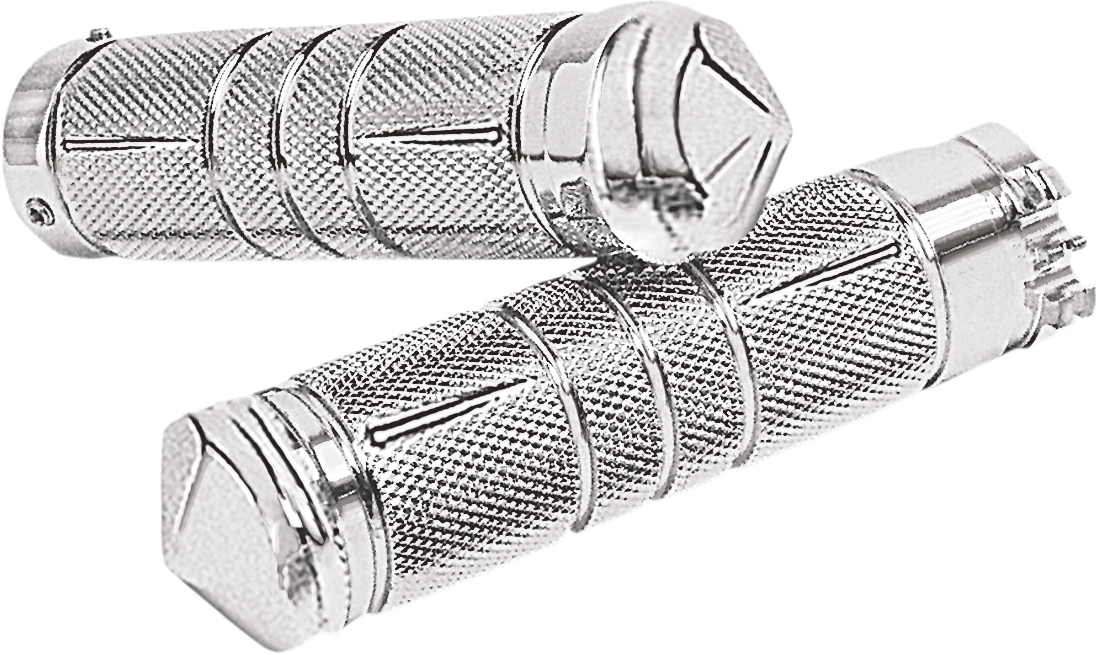 Accutronix Knurled 1" Hand Grips fits 1980-2020 Harley Dyna Touring Softail XL