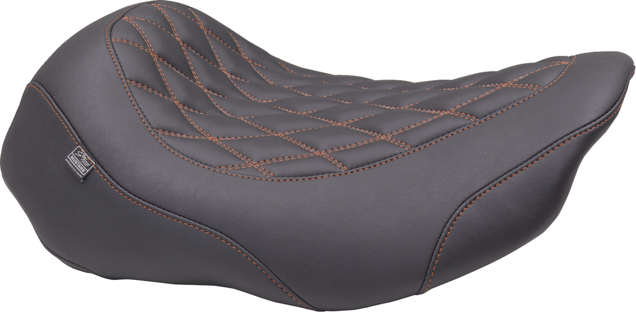 Mustang Wide Tripper Solo Motorcycle Seat fits 2023-25 Harley Road Street Glide