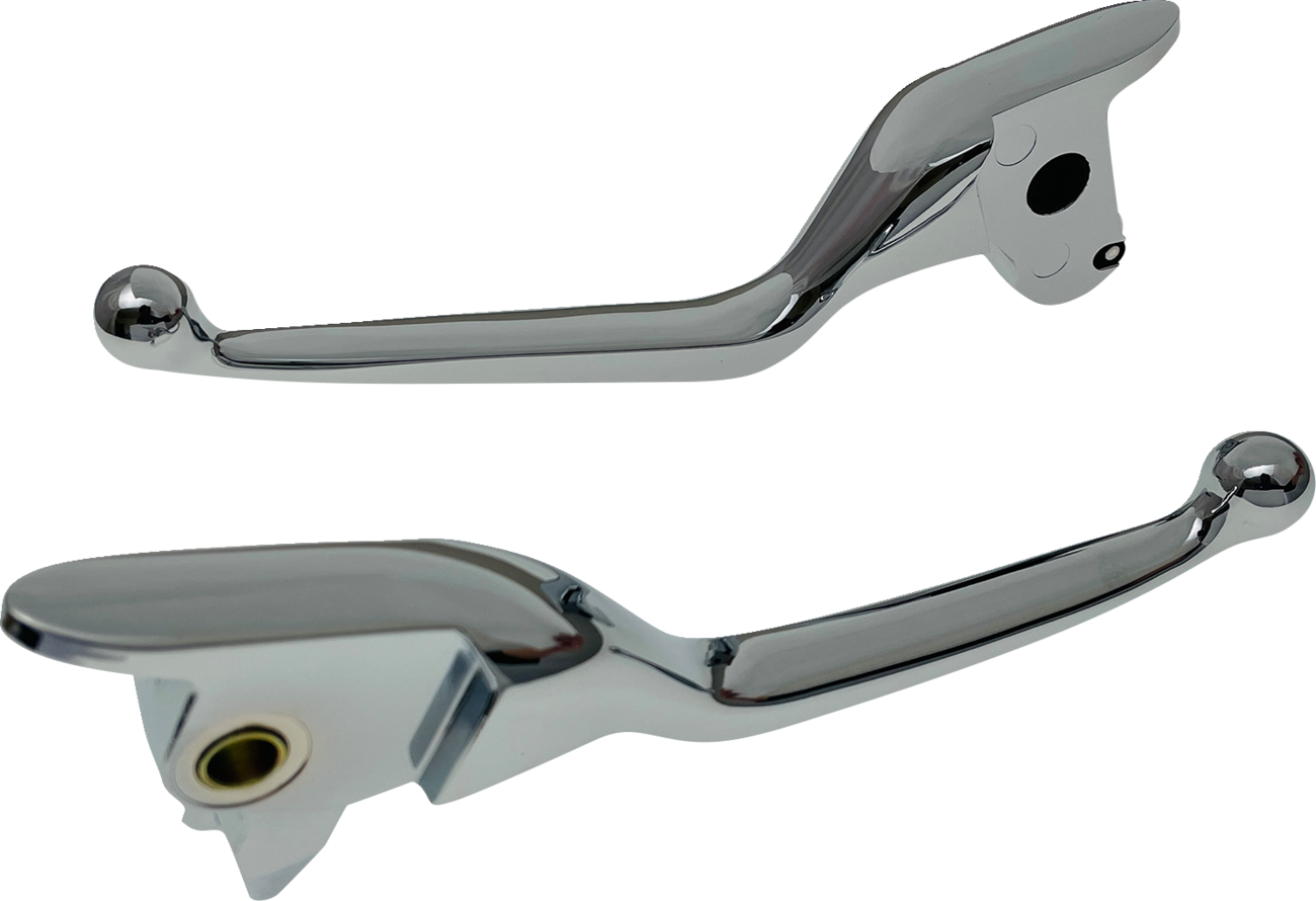 Drag Specialties Narrow Chrome Brake Clutch Hand Levers 2014-2016 Harley Touring