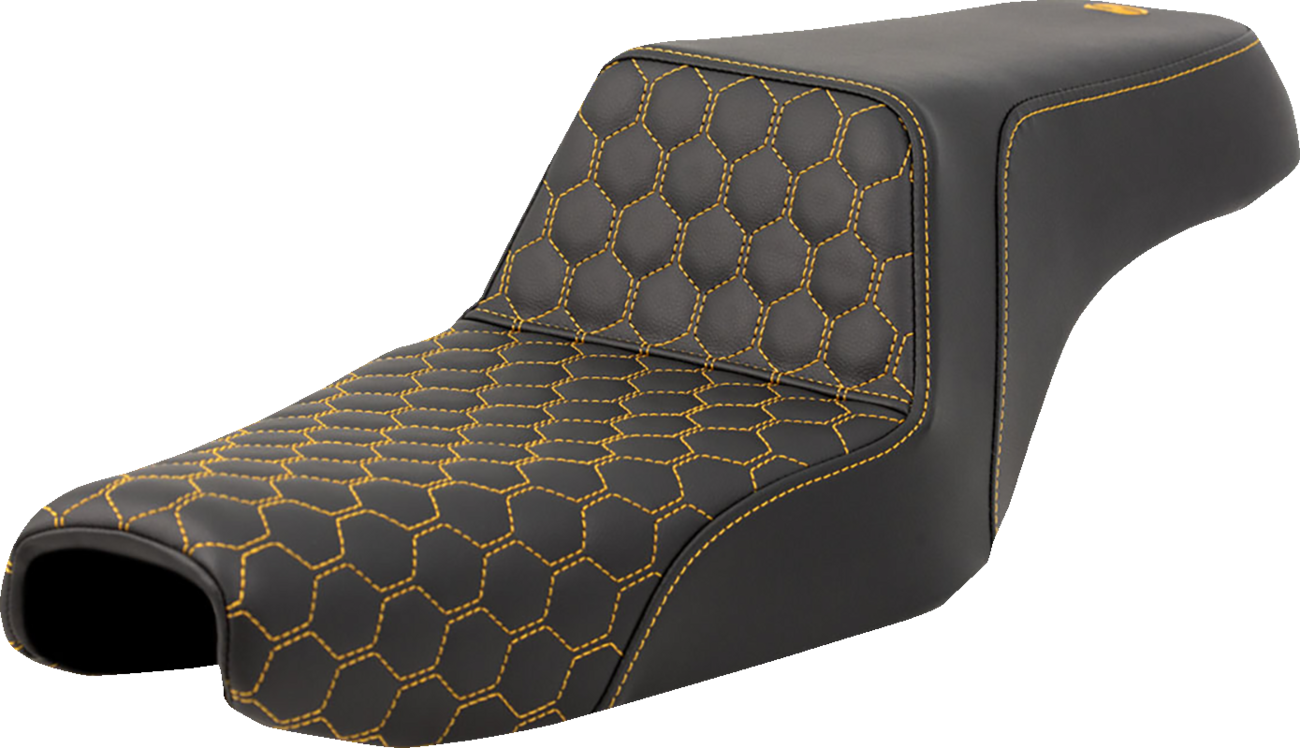 Saddlemen Step Up Gold Honeycomb Gel Seat for 2004-2022 Harley Sportster