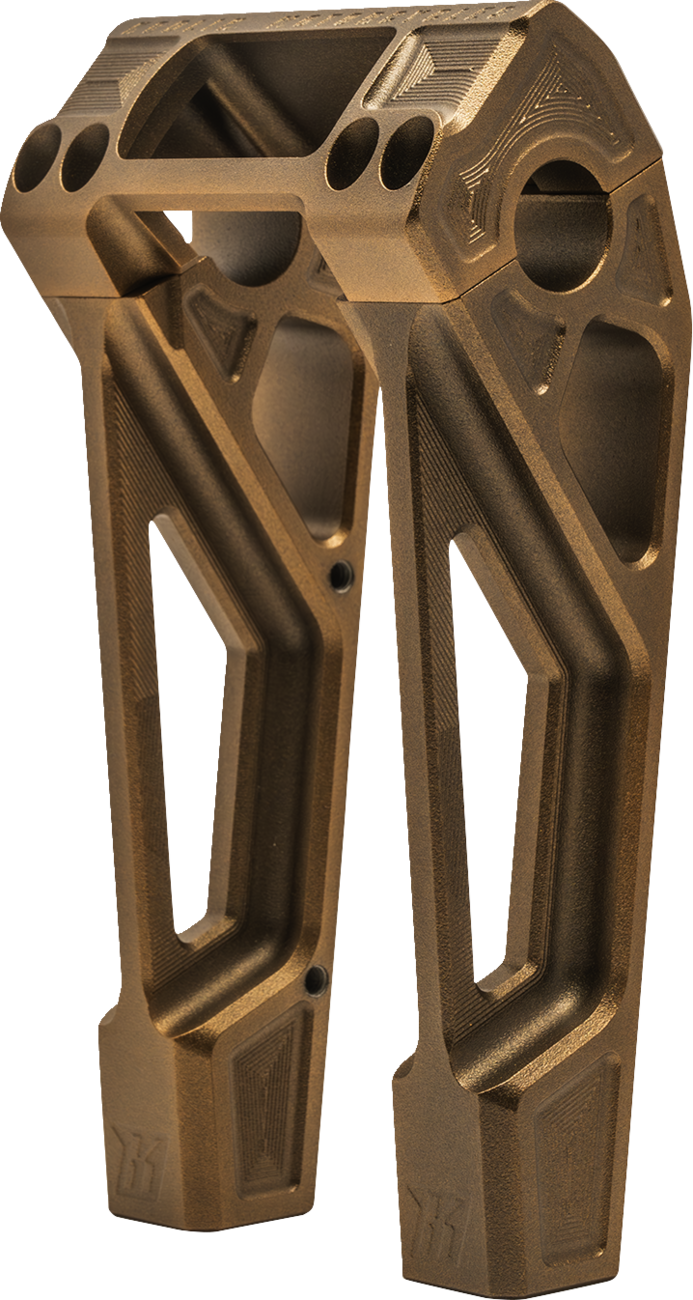 Kodlin Fastback Bronze 10" Straight Handlebar Risers for 2018-24 Harley Softail