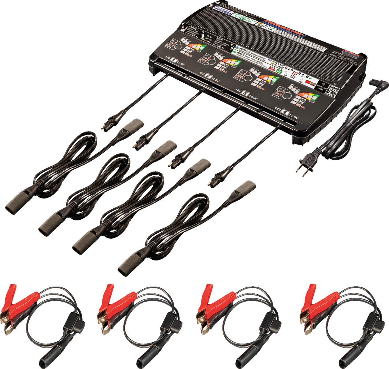 Tecmate Optimate Pro-4 Duo 12V Battery Diagnostic Charger Maintainer Motorcycle