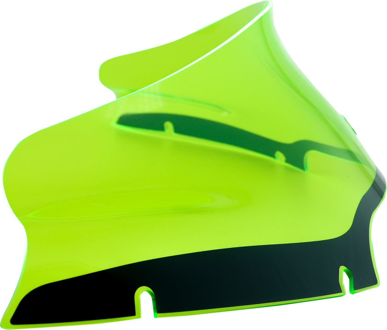 Klock Werks Kolor Flare 6" Green Ice Windshield 2015-2023 Harley Road Glide FLTR