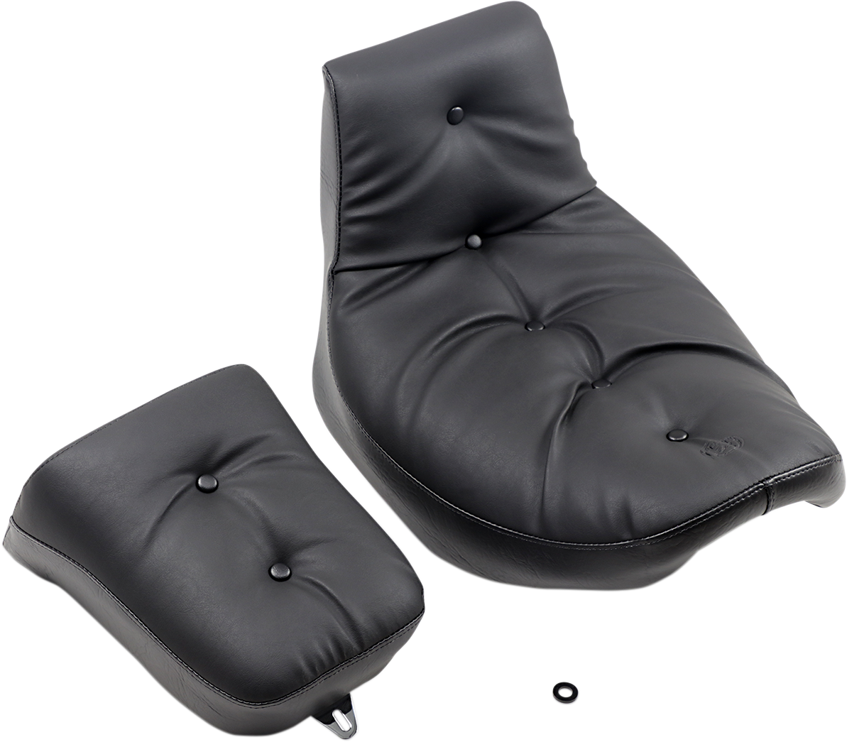 Mustang Regal Duke Pillow 2- Up Motorcycle Seat fits 1982-2000 Harley FXR FXL