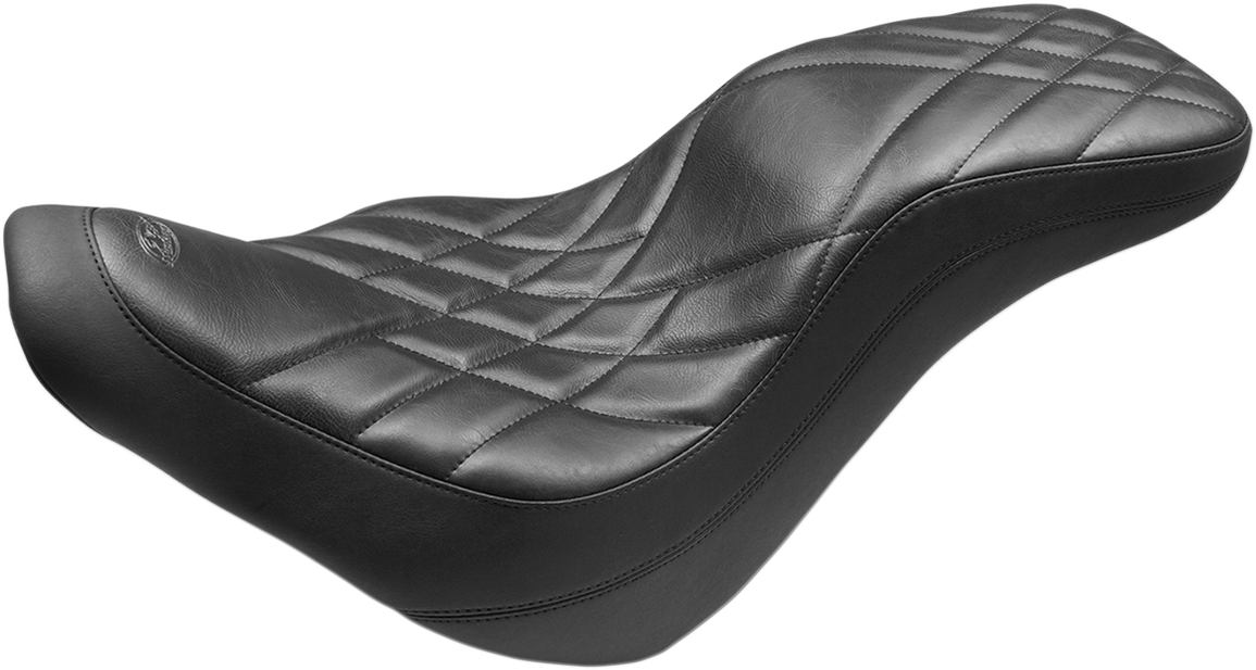 Mustang Daytripper Leather Seat 2018-2021 Harley Softail Low Rider Sport Glide