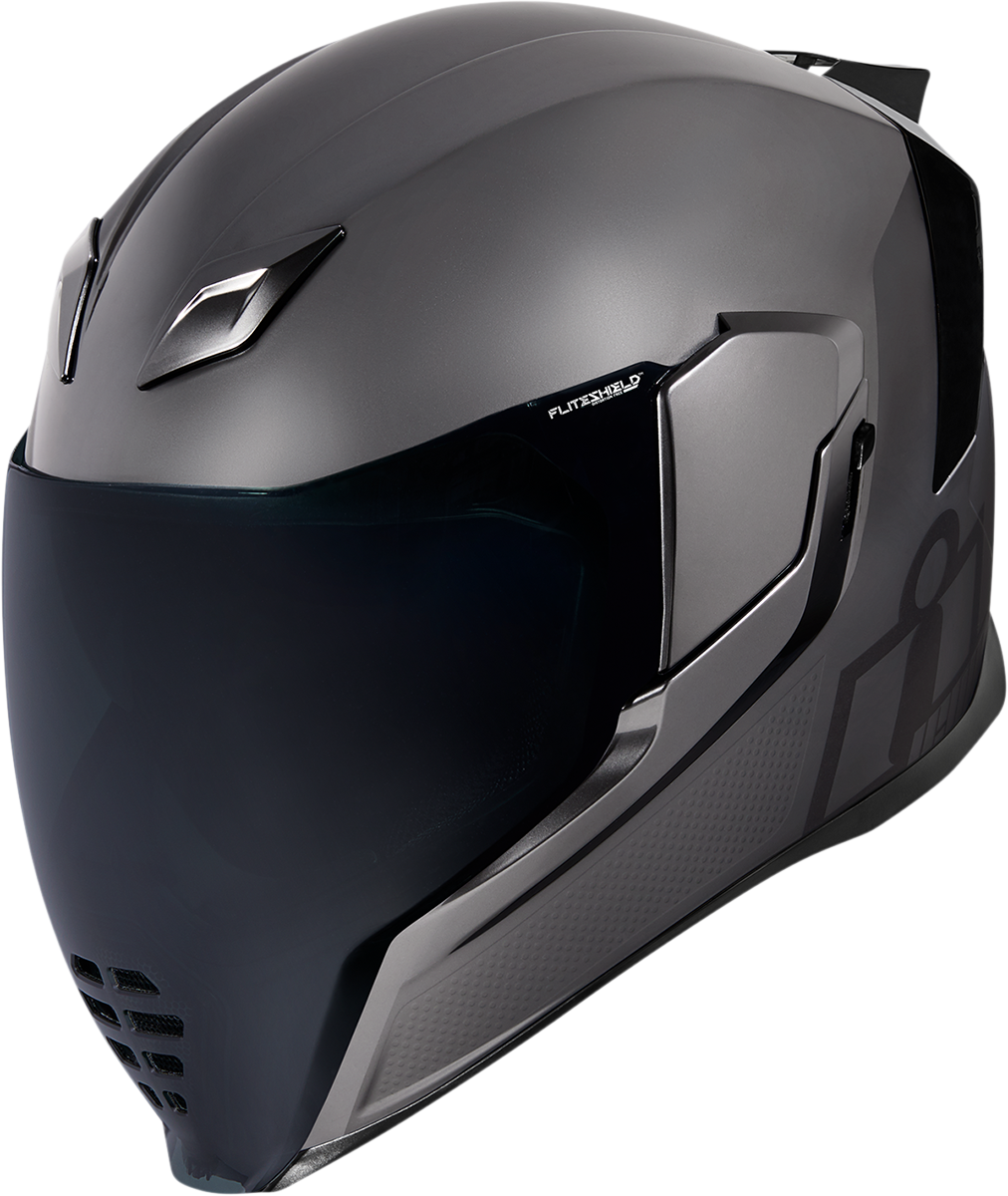 Icon Airflite Mips Jewel Silver Fullface Motorcycle Riding Street Racing Helmet