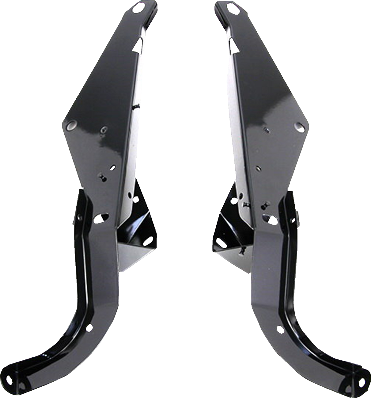 Drag Specialties Outer Batwing Fairing Brackets fits 1996-2013 Harley Touring